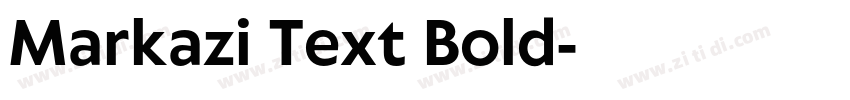 Markazi Text Bold字体转换